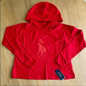 Polo by Ralph Lauren Kids Bright Red Hoodie